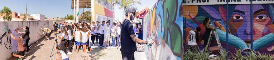 Imagens do projeto HIP HOP - NOTA 10